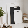 Wood Fibre Chopping Board - 3 Set White/Black