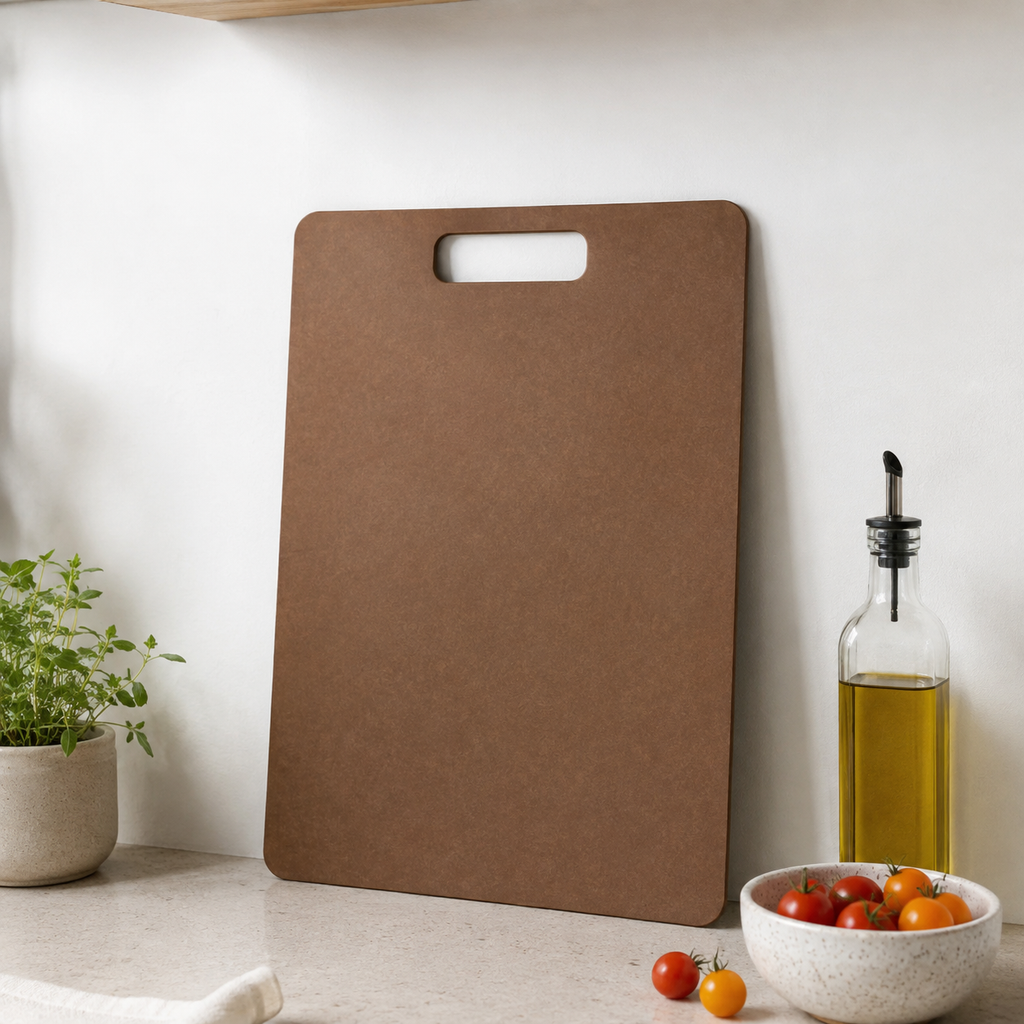 Wood Fibre Chopping Board - Large Brown