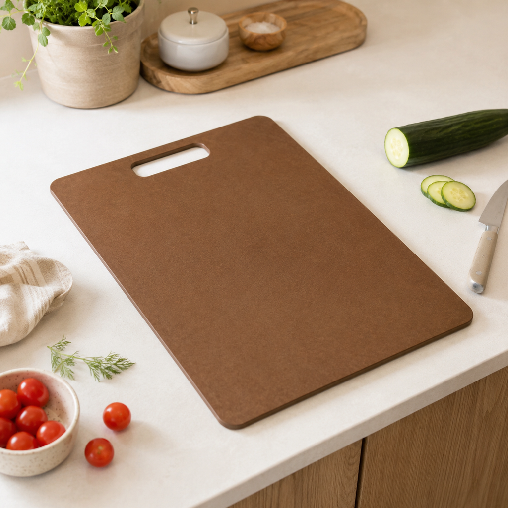 Wood Fibre Chopping Board - Large Brown – view 3