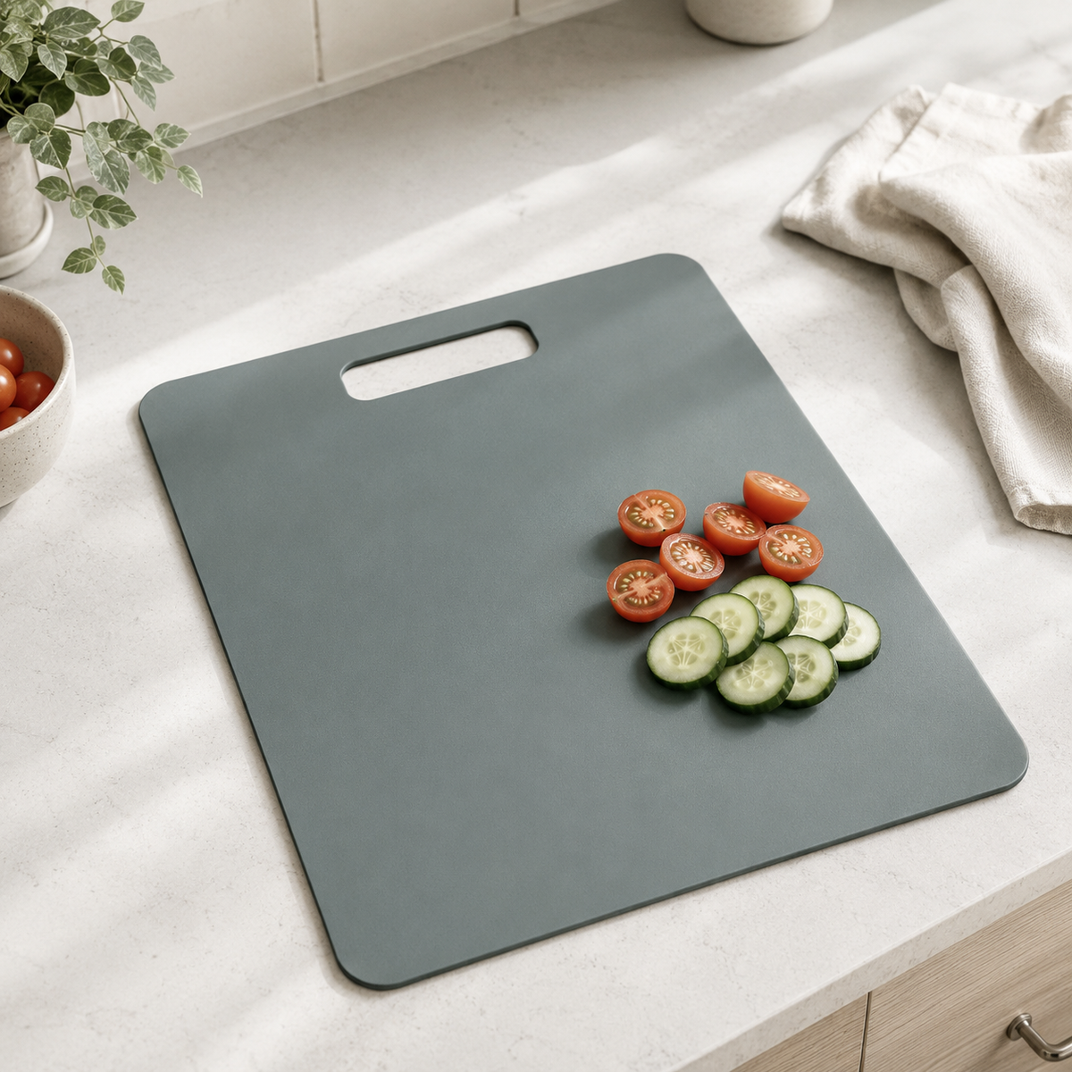 Wood Fibre Chopping Board - Large Green – view 3