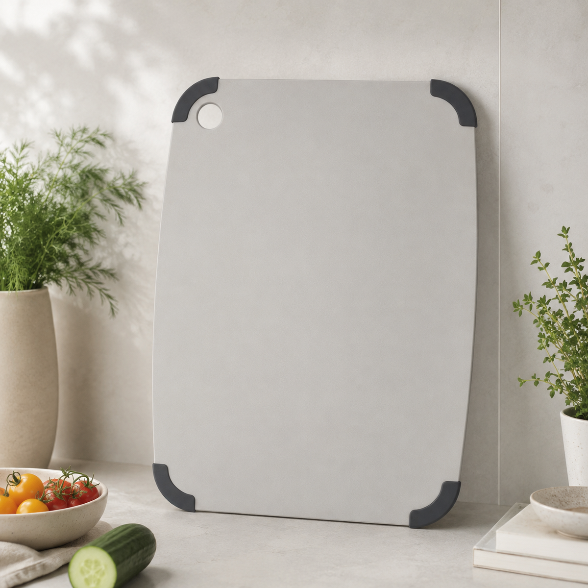 Wood Fibre Chopping Board - Large Grey