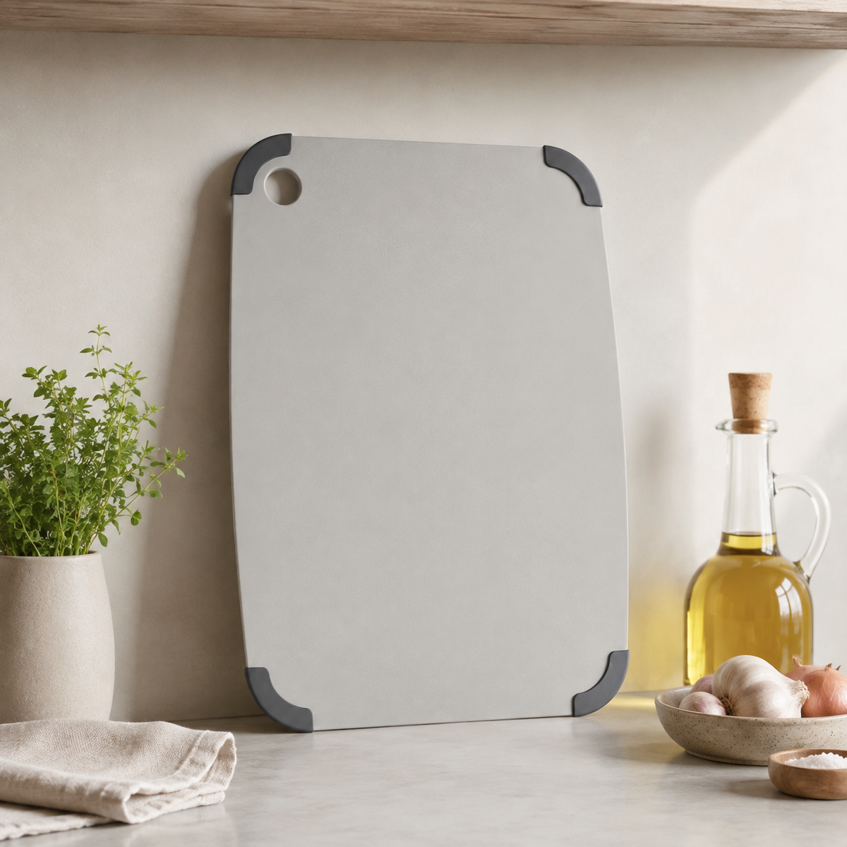 Wood Fibre Chopping Board - Large Grey – view 3