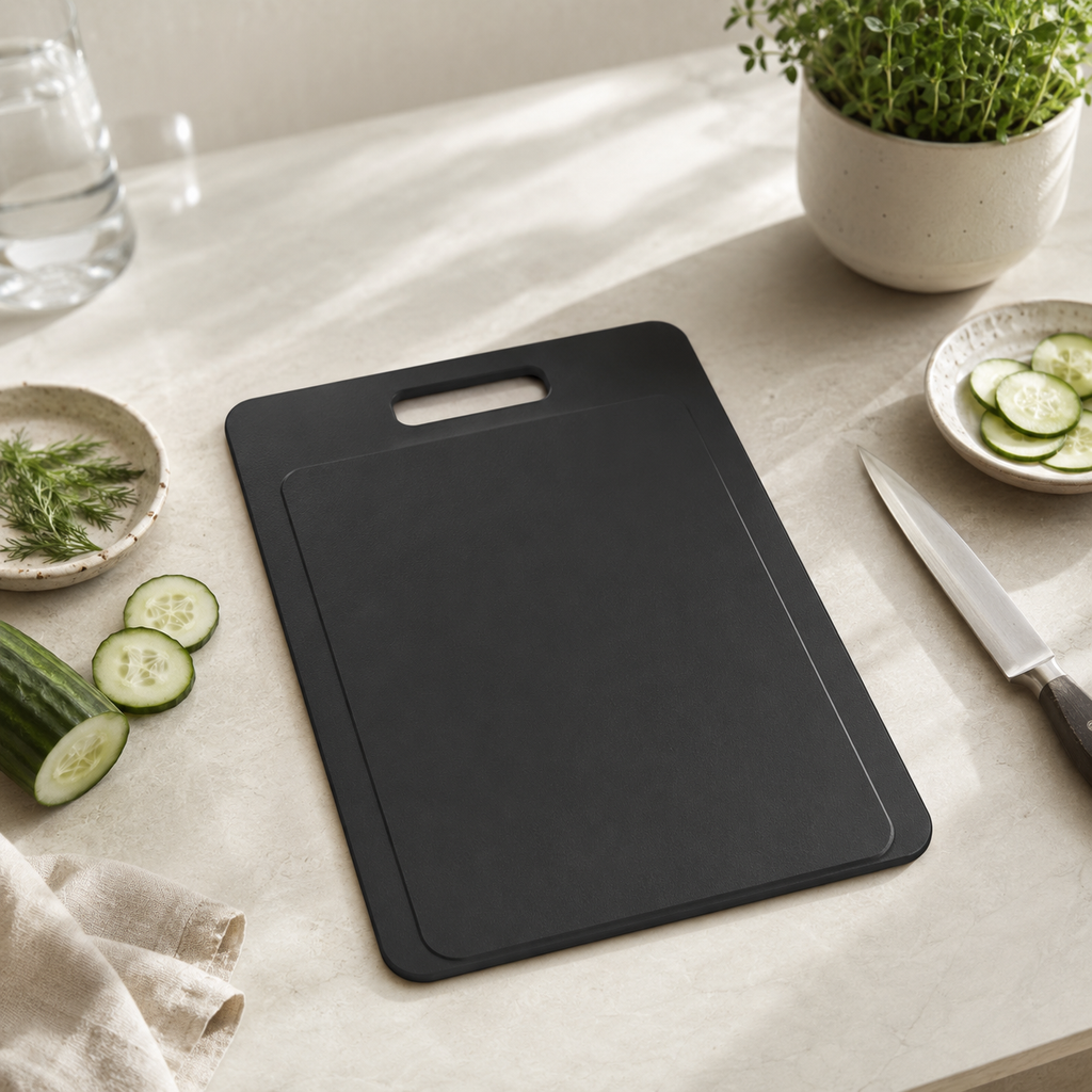 Wood Fibre Chopping Board - Medium Black