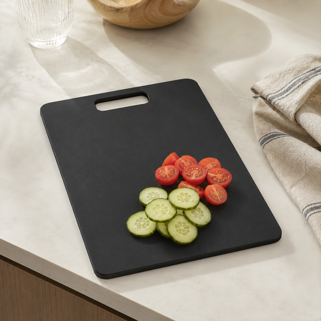 Wood Fibre Chopping Board - Medium Black – view 3