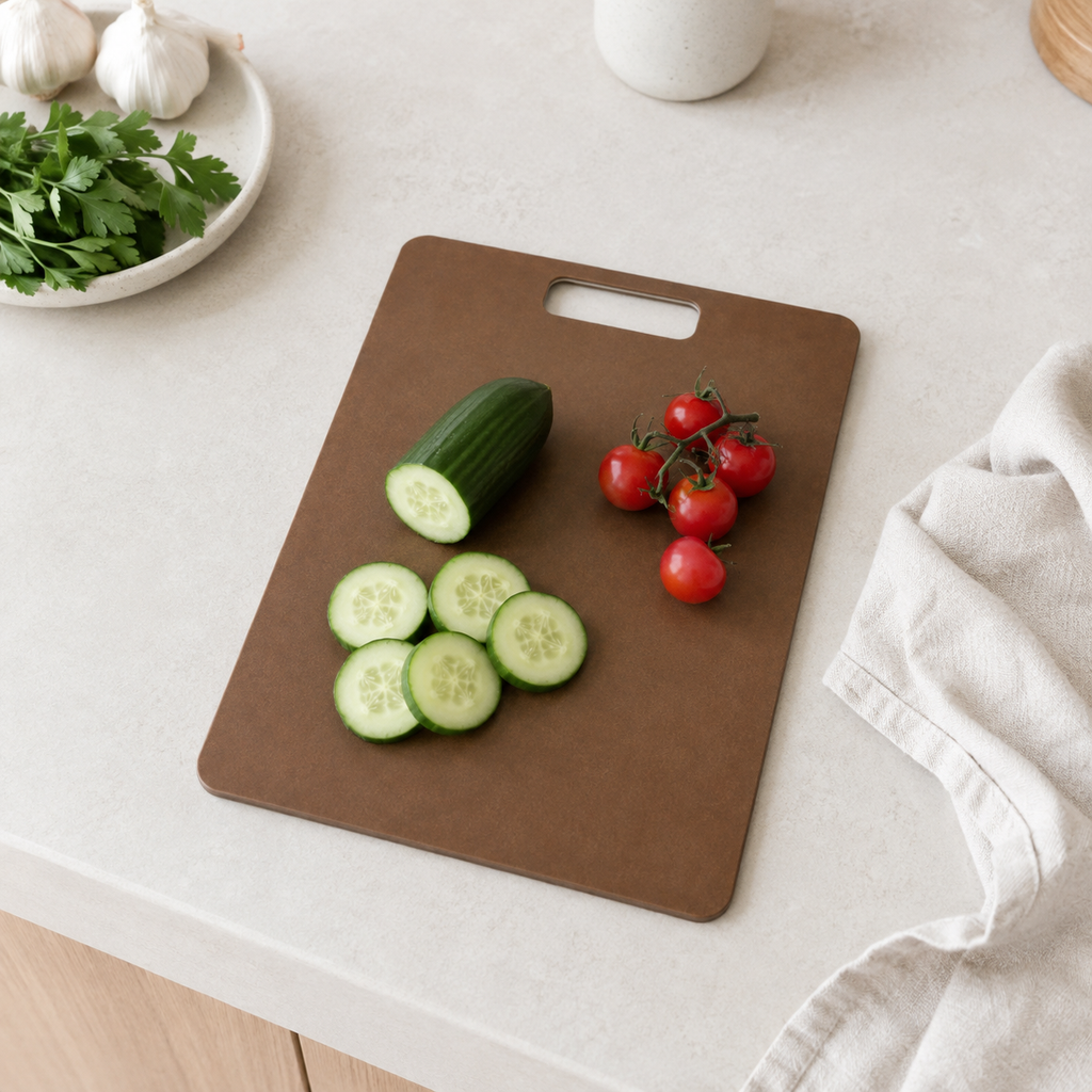 Wood Fibre Chopping Board - Medium Brown – view 3