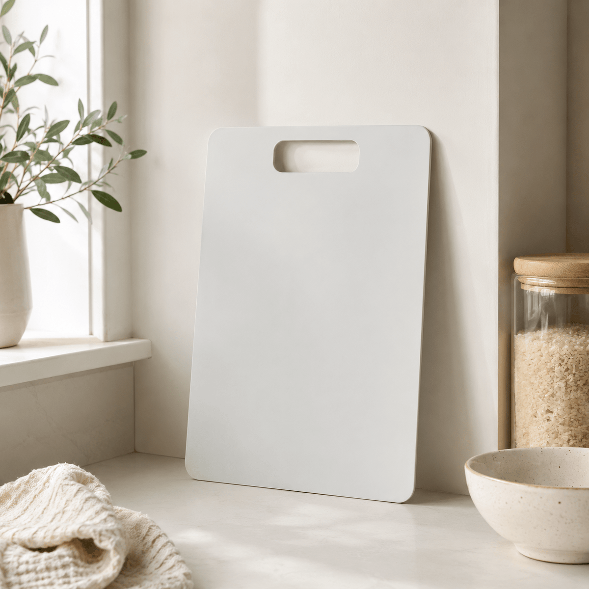 Wood Fibre Chopping Board - Medium White – view 3