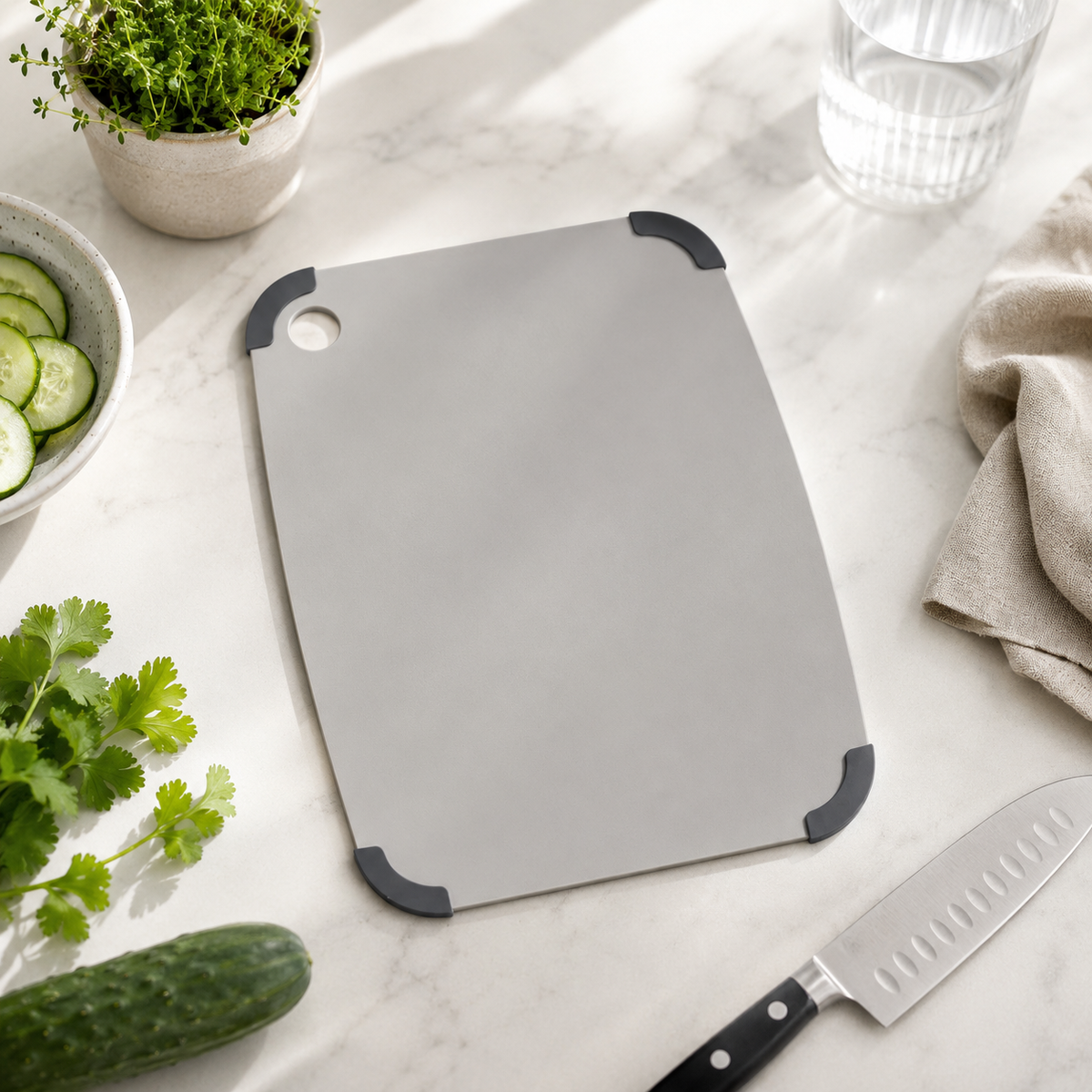 Wood Fibre Chopping Board - Small Grey – view 3