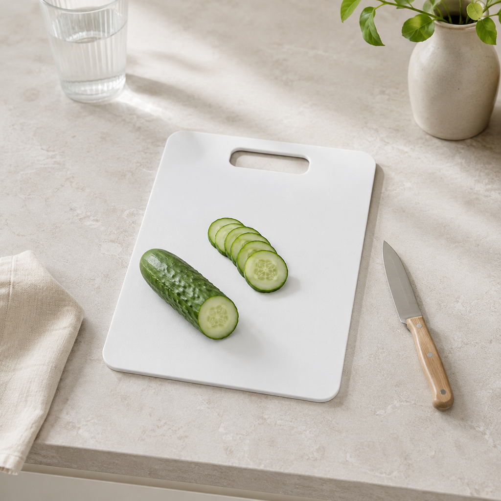 Wood Fibre Chopping Board - Small White