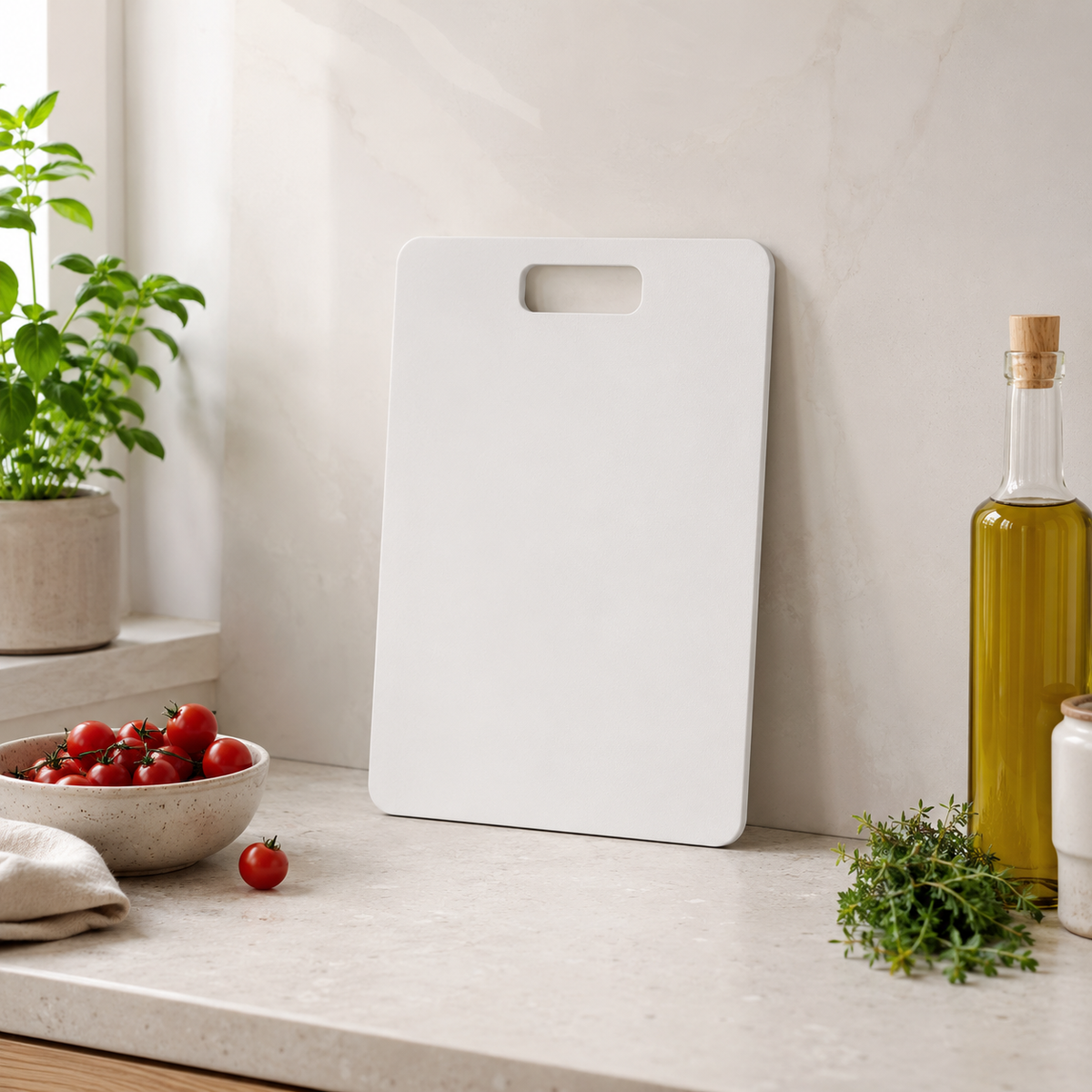 Wood Fibre Chopping Board - Small White – view 2