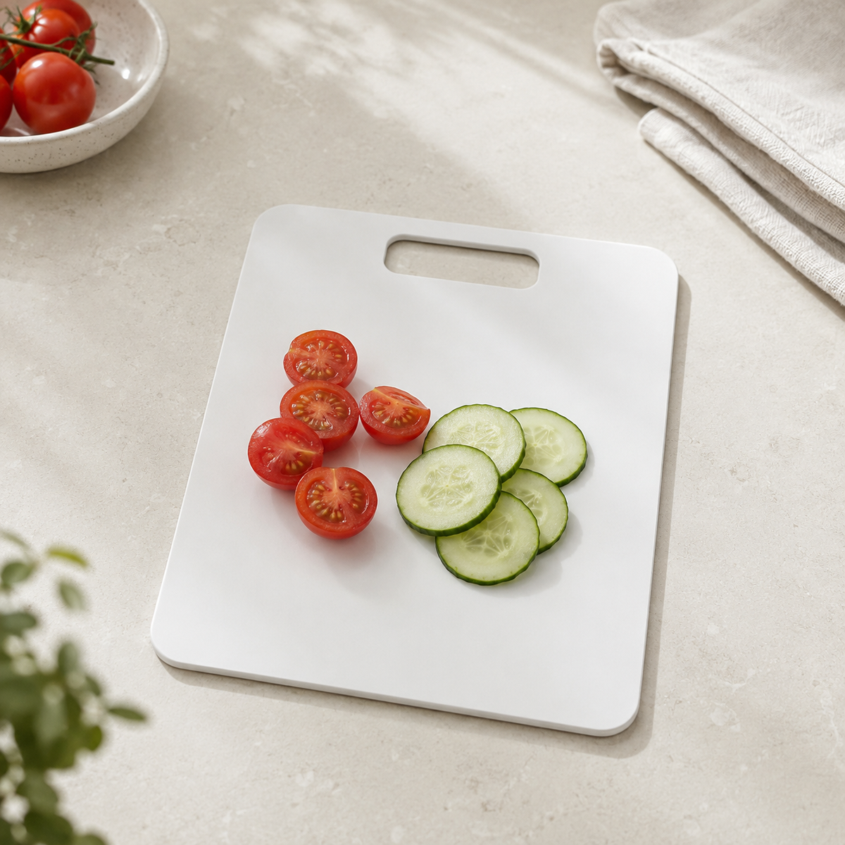 Wood Fibre Chopping Board - Small White – view 3